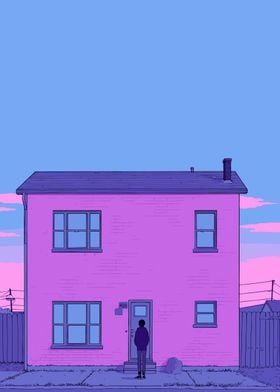 Home Lofi Pink Retro