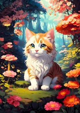 Cute Fantasy Cat