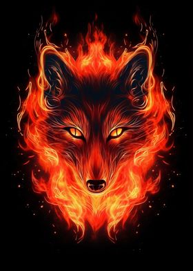 Fire Fox Kitsune 