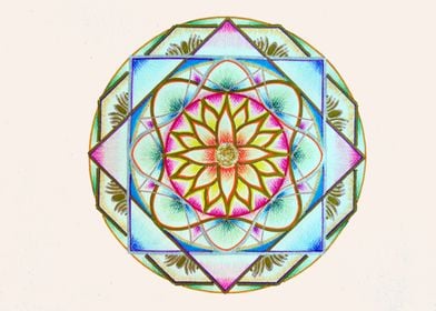 Mandala Heart Blossoming