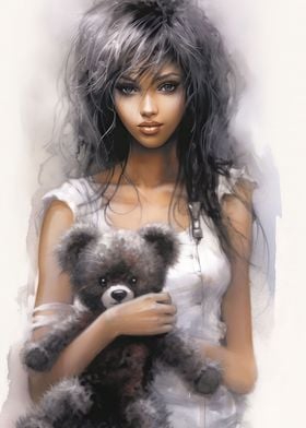 Woman teddy