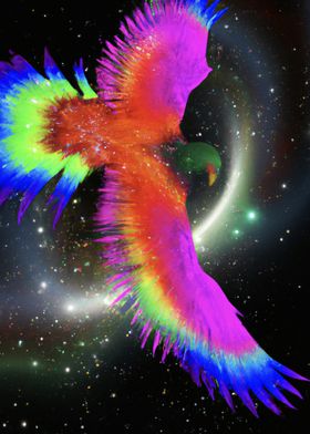 Cosmic Rainbow Eagle