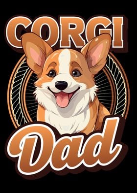 Corgi Dog Lover Corgi Dad