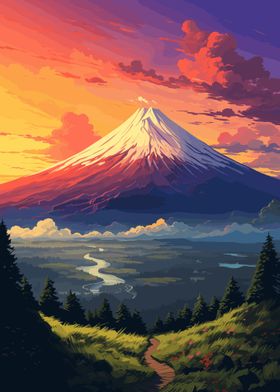 Fuji Mount Japan 