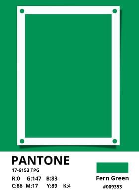 PANTONE Fern Green