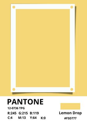 PANTONE Lemon Drop