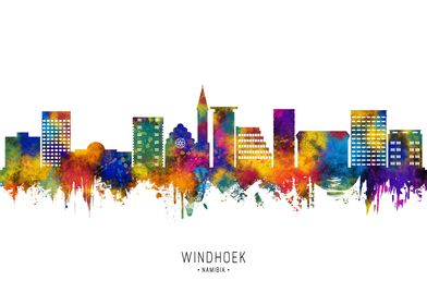 Windhoek Namibia Skyline