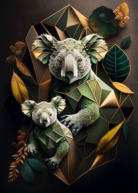 abstract 2 koalas