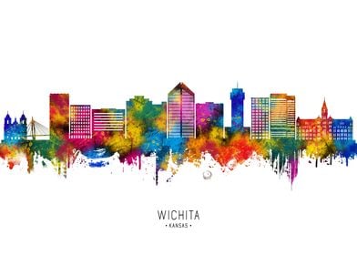 Wichita Kansas Skyline