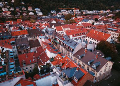 Heidelberg drone shot