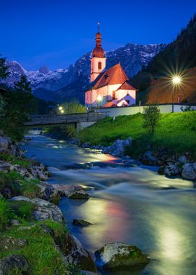 Blue Hour in Ramsau