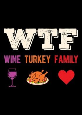 Wine Turkey Family 