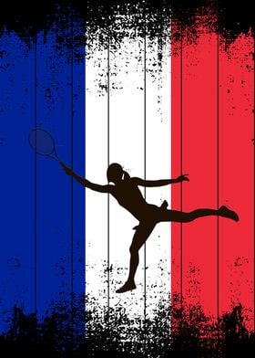 French Female Tennis Playe
