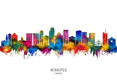 Winnipeg Manitoba Skyline