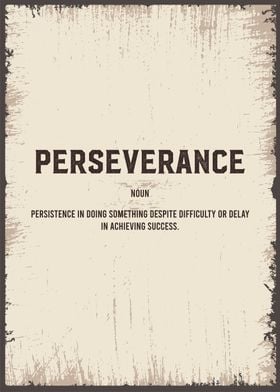 perseverance