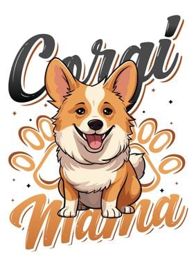 Corgi Dog Lover Corgi Mama