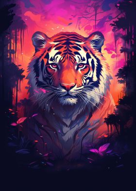 Tiger Abstract