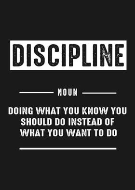 Discipline Inspirational 