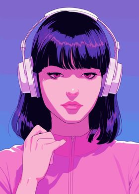 Lofi Pink Retro