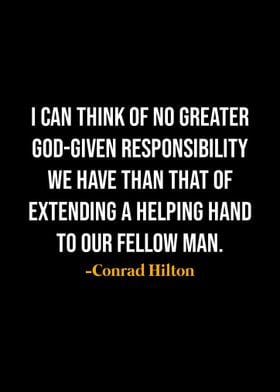 Conrad Hilton Quotes 