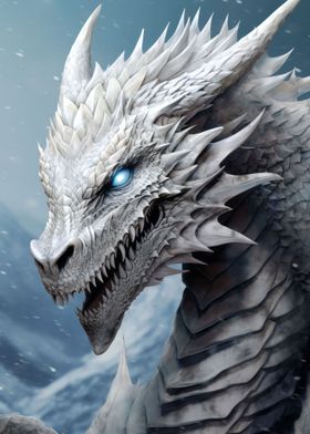 White and Silver Dragon