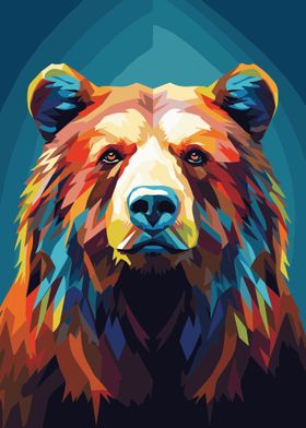 Grizzly Bear  Posters, Impressions artistiques, Décoration murale