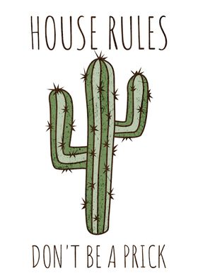 HOUSE RULES MINIMALIST