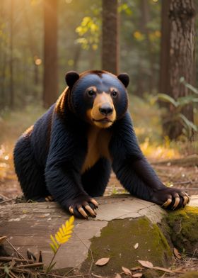 Sun bear animals