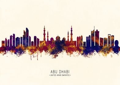 Abu Dhabi UAE Skyline