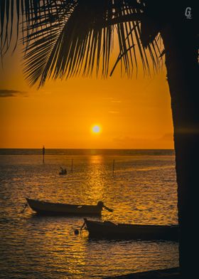 Sunset of the islands