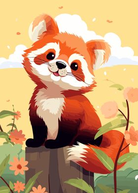 Cute Red Panda