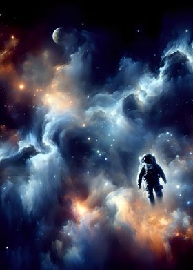 Astronaut And Space