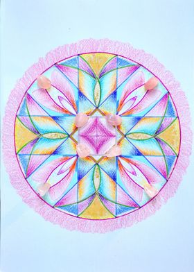 Andromeda Crystal Mandala