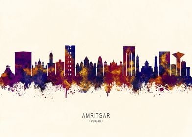 Amritsar Punjab Skyline