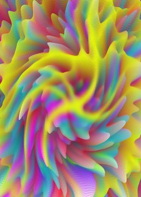 Colored spiral