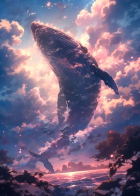 Anime Flying Whale