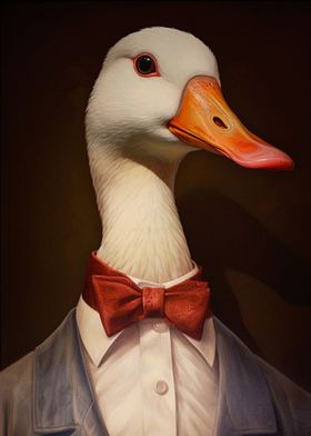Funny Duck Portrait
