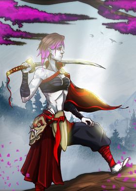 The Pale Red Samurai