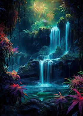 Amazon Waterfall Floral