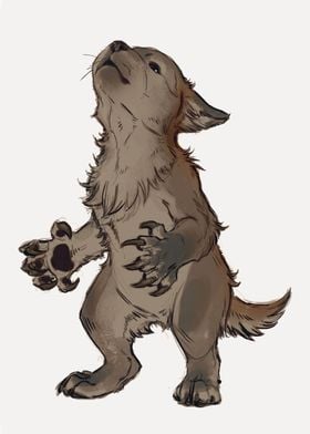 Werewolf puppy