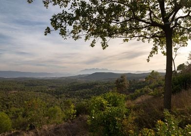 Autumn view of Montserrat