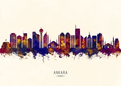 Ankara Turkey Skyline