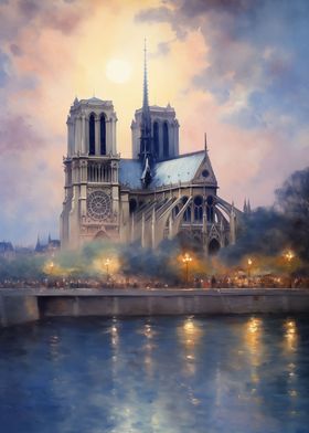 Iconic Notre Dame Paris