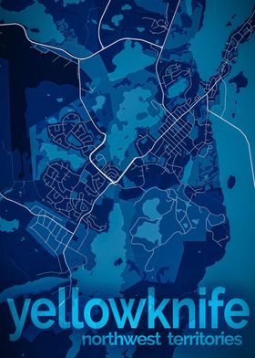 Yellowknife Street Map