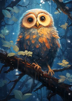 Cute magic Night Owl 