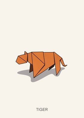 Origami Tiger