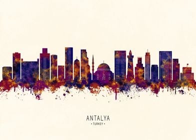 Antalya Turkey Skyline