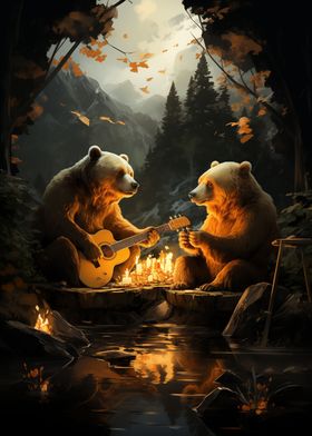 Bear camping