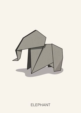 Elephant origami