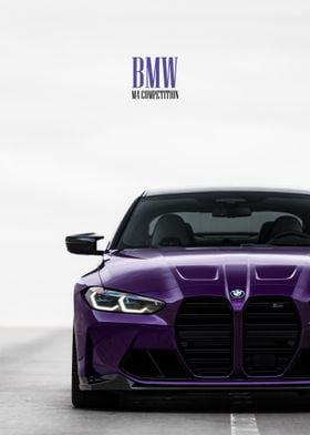purple bmw